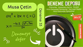 DENEME DEPOSU  Deneme 33 sayfa104106 [upl. by Noskcire580]