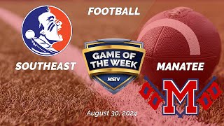 Game of the Week  Southeast at Manatee  Football [upl. by Jacobs815]