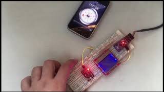 Arduino Compass using HMC5883L Magnetometer [upl. by Nicola856]