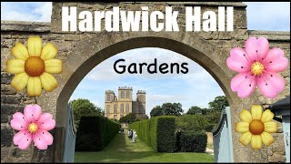 Hardwick Hall Gardens ✨ Garden Tour Series ✨🌼✨ [upl. by Narmis]