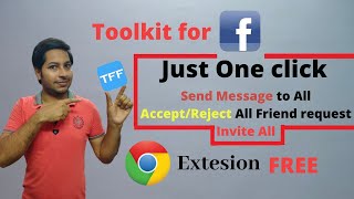 Toolkit for Fb Download amp Install  One click send message to all  Hindi  How Can I Help U [upl. by Ayirp]