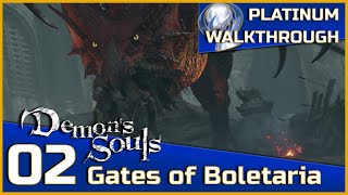 Demons Souls Full Platinum Walkthrough  02  Gates of Boletaria 11 [upl. by Arrol]