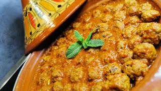 Tajine marocain de kefta la vrai recette [upl. by Nyrek340]