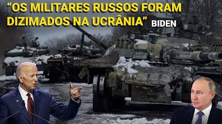 quotO Exército Russo foi destruído na Ucrâniaquot  Biden [upl. by Salene]