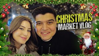 CHRISTMAS MARKET VLOG  🎄🎅🏻 [upl. by Shantee]