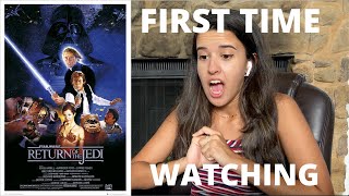 STAR WARS EPISODE 6 RETURN OF THE JEDI REACTION FIRST TIME WATCHING [upl. by Marna468]