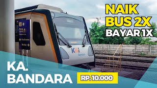 Naik Kereta Bandara dan Bus Metro Deli Demi Beli Rujak Simpang Jodoh [upl. by Jovitta826]