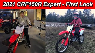 2021 CRF150R Expert First impressions and Overview [upl. by Oraneg329]