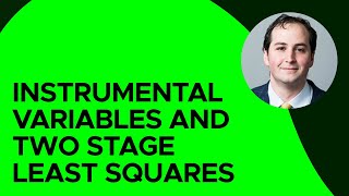 Instrumental Variables and Two Stage Least Squares [upl. by Nosredneh]