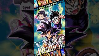 WITH THE POWER OF YOUTH Kid Gokus Return  Dragon Ball Legends dbzlegends [upl. by Ammamaria]