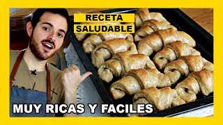 🔶 Como hacer MEDIALUNAS dulces SIN manteca FACILES Y RAPIDAS Receta VEGANA [upl. by Laet180]