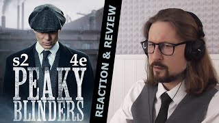 Peaky Blinders S2E4  Reaction amp Review First time watching [upl. by Aicnarf]