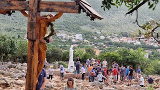 Medjugorje live from Apparition Hill [upl. by Ennaylloh]