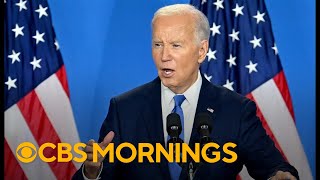 Bidens solo press conference draws reactions [upl. by Augustin929]