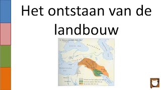 1 Het ontstaan van de landbouw [upl. by Xirtaeb]