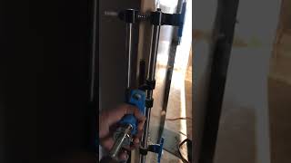 how to install a mortice lock  Mortise Lock Fitting Jig SHORTS2022 [upl. by Bathulda]