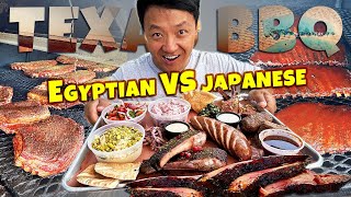 JAPANESE Texas BBQ vs EGYPTIAN Texas BBQ in Austin Texas [upl. by Rexfourd]