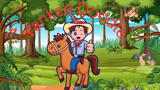 Yankee Doodle  Nursery Rhymes with Lyrics  Kids Songs [upl. by Eneri195]