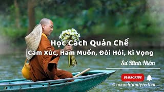 Học Cách Quản Chế Cảm Xúc Ham Muốn Đòi Hỏi Kì Vọng  Sư Minh Niệm chualanh tamlytrilieu [upl. by Laise]