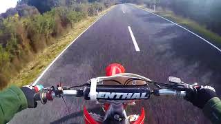 Top speed CRF450R 2010 [upl. by Aiekat]