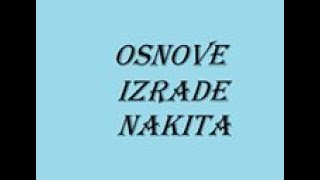 osnove izrade nakita [upl. by Ahsekyt557]