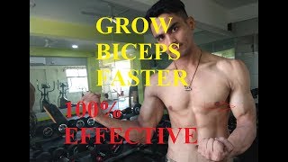 BICEPSडोले का साइज़ कैसे बढ़ाए How to Grow Huge Biceps  SCIENTIFIC WAY [upl. by Sobmalarah]