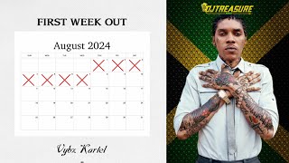 Vybz Kartel  First Week Out Mixtape  Vybz Kartel Mix 2024  DJ Treasure [upl. by Atiuqaj]