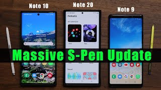 Major SPen Software Update for Galaxy Note 20 Note 10 and Note 9 Pentastic via Good Lock 2020 [upl. by Ciri187]