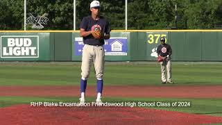 RHP Blake Encarnacion Friendswood High School Class of 2024 [upl. by Ulrick]