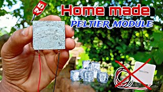 How to make peltier module at home  peltier module kaise banaye  Chandan Experiment [upl. by Stander]