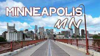 MINNEAPOLIS Minnesota Walking Tour  Downtown Minneapolis USA [upl. by Oznole348]