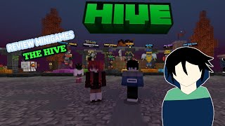 REVIEW MINIGAMES SERVER THE HIVE  MINECRAFT PE [upl. by Ellehcin304]