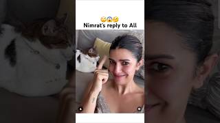 Nimrats breaks Silence🙄🤔 Is she giving some hints shorts ytshorts youtubeshorts nimratkaur [upl. by Yanaton367]