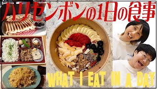 ハリセンボン２人の｢１日の食事｣比較したら全く違う食生活だった！！What I eat in a day [upl. by Salomo]