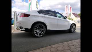 BMW X6 VOSSEN Felgen VFS2 105 und 12x22 by Extreme Customs Germany [upl. by Akehs]