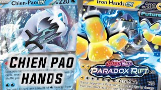 💥 Chien Pao Ferropalmas ex ¿El mejor deck Cartas Pokémon BRECHA PARADÓJICA  PARADOX RIFT [upl. by Anuhsal]