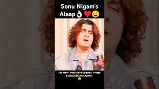 Sonu Nigam Singing ALAAP ❤️👌🏻 sonunigam sonunigamsongs ghajni alaap singing shorts bollywood [upl. by Llorre]