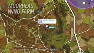 Forza Horizon 4  Moorhead Wind Farm Beauty Spot Location [upl. by Babbie]