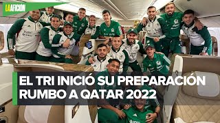 Selección mexicana llega a Girona su última escala antes de Qatar 2022 [upl. by Kralc]