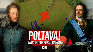 Como nasceu o Império Russo POLTAVA 1709  Grande Guerra do Norte [upl. by Morris458]