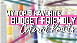 MY FAVORITE BUDGETFRIENDLY COLORED PENCILS  Adult Coloring for Beginners [upl. by Austin422]