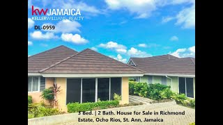 Move into this 3 Bedroom  2 Bathroom House for Sale in Richmond Estate Ocho Rios Jamaica [upl. by Rekoob383]