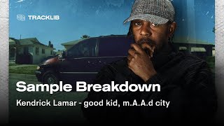 Sample Breakdown Kendrick Lamar  good kid mAAd city full album [upl. by Firehs]