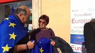 Manifestazione Lega accoglienza a 12 stelle per Salvini [upl. by Ryann694]