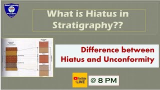 Hiatus Stratigraphy🔥 Meaning Examples Difference bw Hiatus amp Unconformity Basics [upl. by Alicea436]