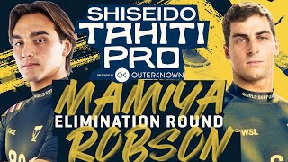 Barron Mamiya vs Callum Robson  SHISEIDO Tahiti Pro  Elimination Round Heat Replay [upl. by Savannah862]