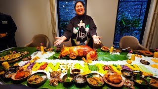 Meet the LECHON DIVA of the Philippines  FILIPINO FOOD Boodle Fight [upl. by Quartis]