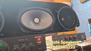 Car speakers for Auto setup with radiater 6inch tweeters used amp excellent bass and sound quality [upl. by Steffie]