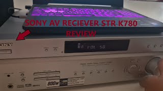 Sony AV Reciever Amplifier STR K780 Review [upl. by Ahcire]