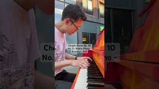 Public Piano  Brooklyn NYC  Chopin Étude Op 10 No 3 6  62024 pianolessonsonline [upl. by Randy]